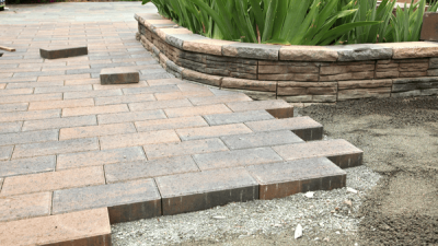 Pavers & Garden